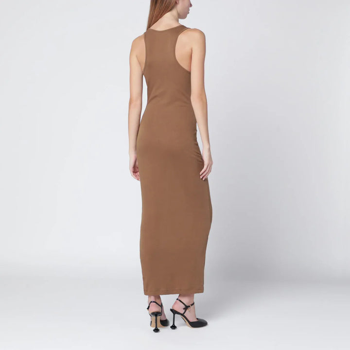 Entire Studios - Sand-colored sleeveless cotton-blend dress Brand Apparel &amp; Accessories