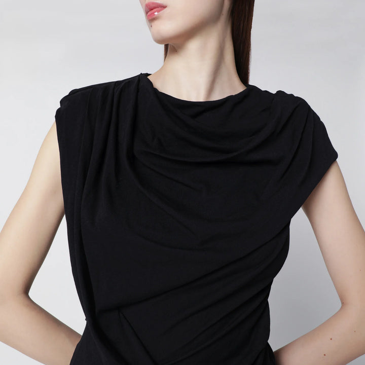 Entire Studios - Twist mini dress in soot color Brand Apparel &amp; Accessories
