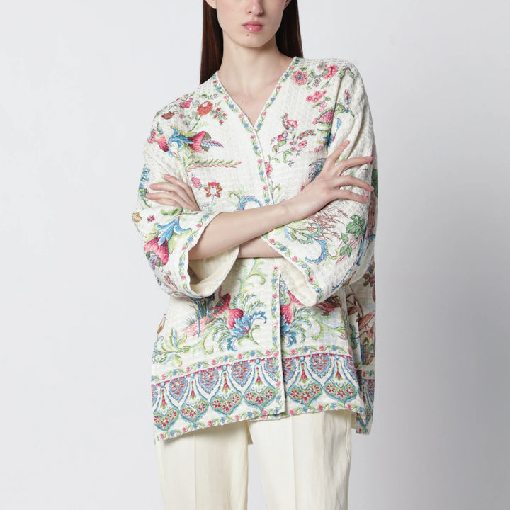 ETRO - Kesa in cotton-blend mat fabric Brand Apparel &amp; Accessories TU