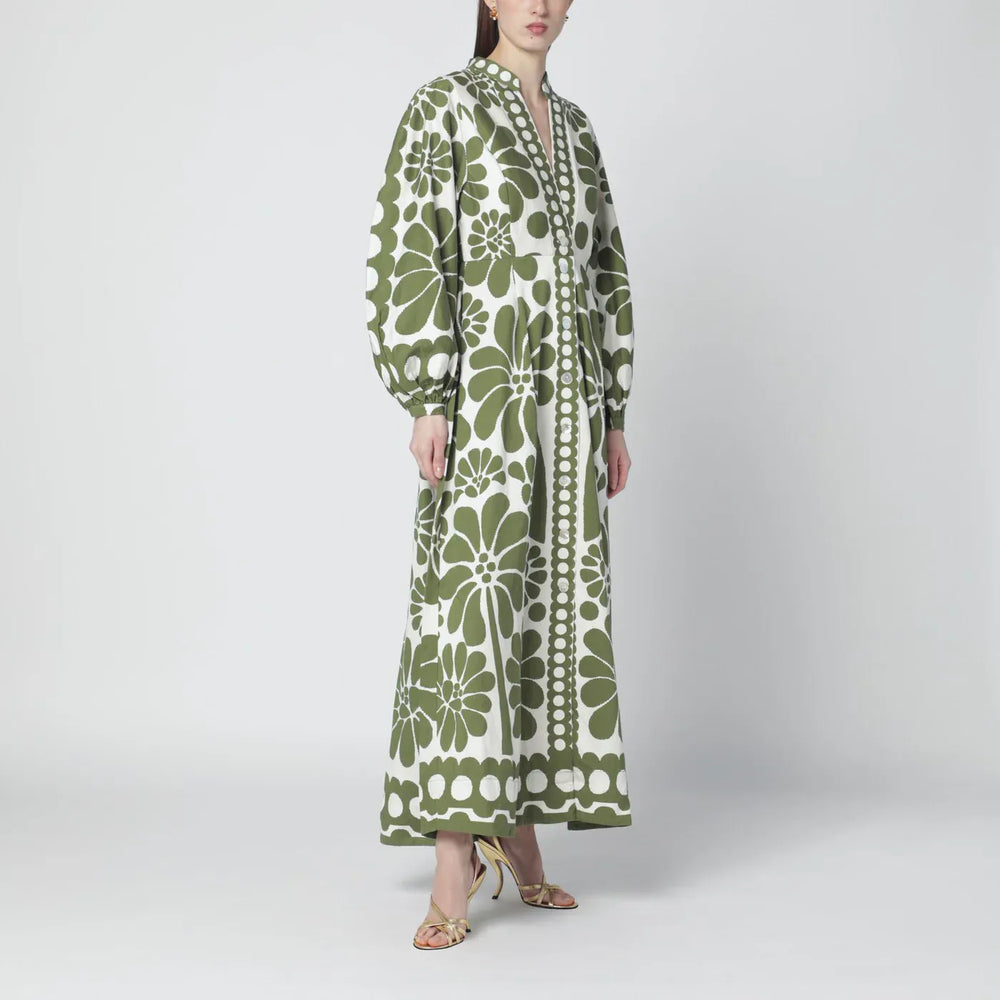 FARM Rio - Palermo dress with green print Brand Apparel & Accessories XS