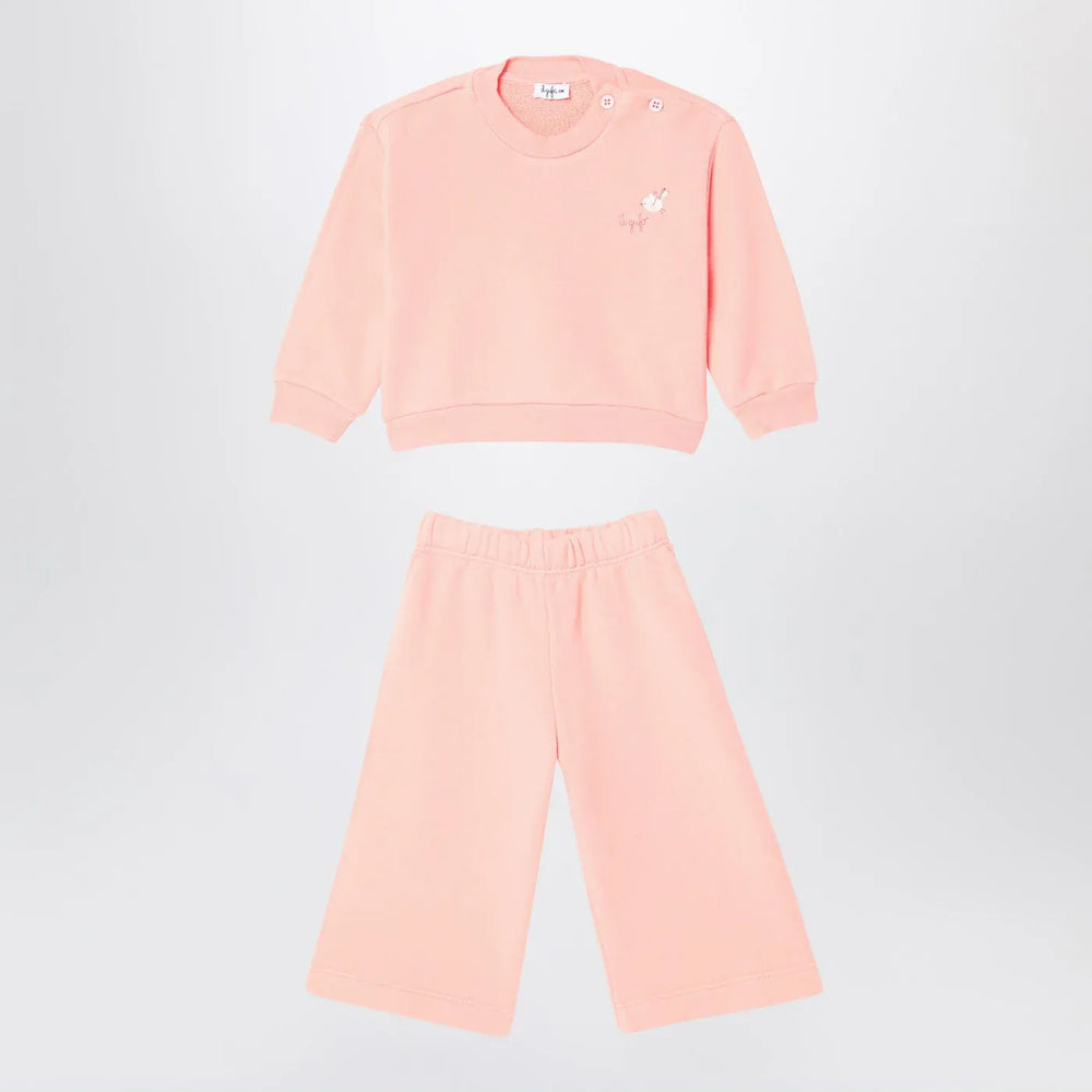 Il Gufo - Apricot-coloured set in cotton fleece Brand Apparel & Accessories 5