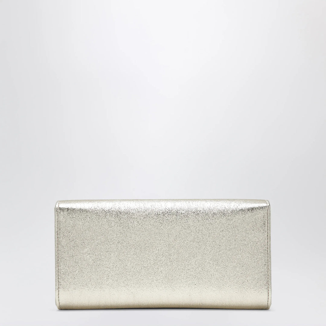 Jimmy Choo - Emmie Brilliance fabric clutch in platinum ice Brand Apparel &amp; Accessories U