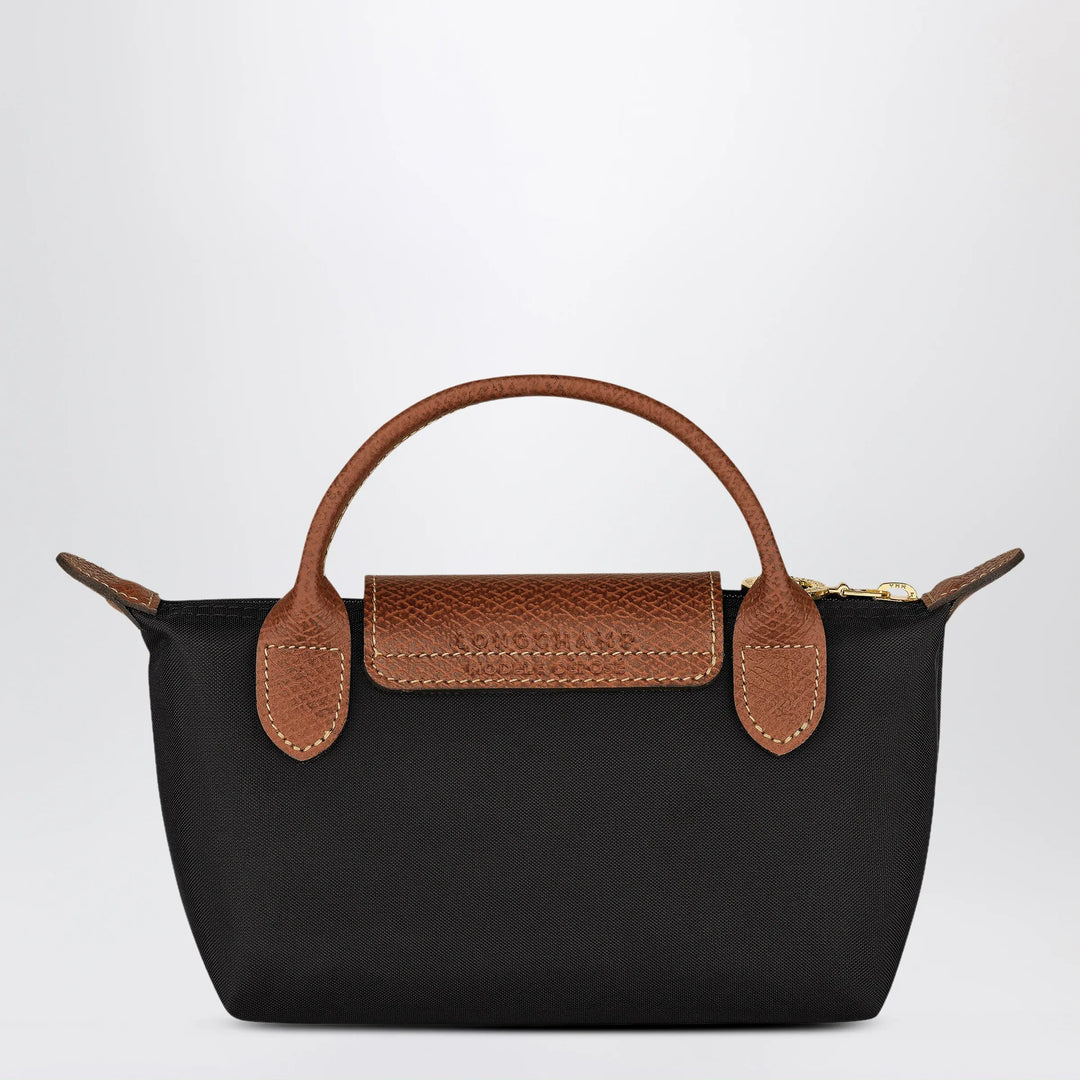 Longchamp - Le Pliage Original Pebble clutch bag black Brand Apparel &amp; Accessories U