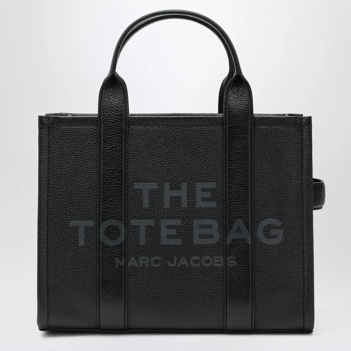Marc Jacobs - Black leather The Medium Tote Bag Brand Apparel &amp; Accessories TU