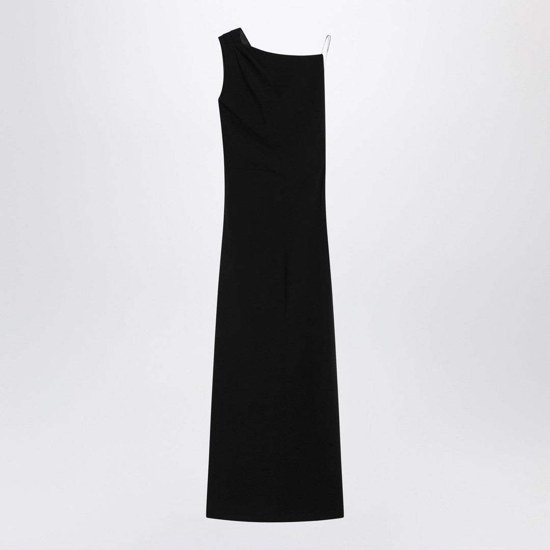 Apparel &amp; Accessories 40  IT Max Mara Pianoforte - Long black cady bustier dress Brand
