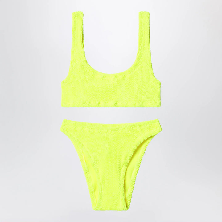 MC2 Saint Barth - Baker bikini in neon yellow crinkle fabric Brand Apparel &amp; Accessories 6/10