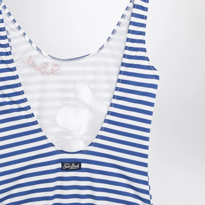 MC2 Saint Barth - Striped one-piece swimsuit with Snoopy Brand Apparel &amp; Accessories