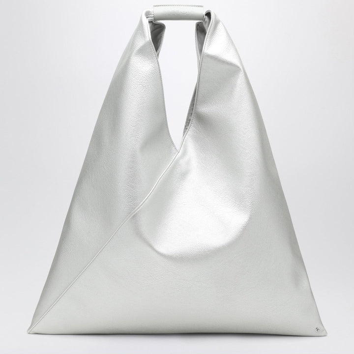 Apparel &amp; Accessories TU MM6 Maison Margiela - Medium Japanese bag in silver eco-leather Brand