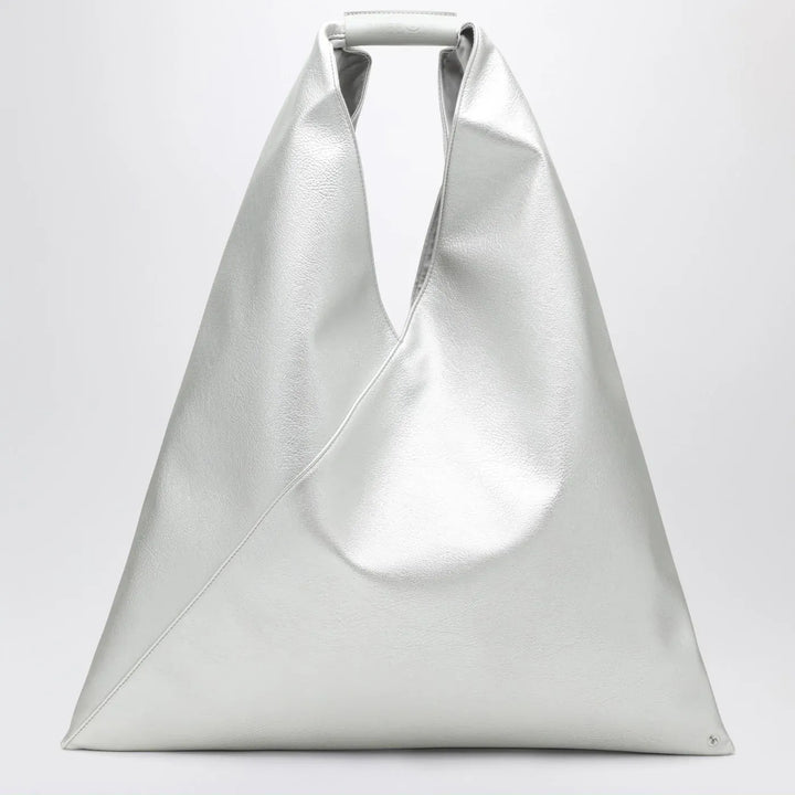 MM6 Maison Margiela - Medium Japanese bag in silver eco-leather Brand Apparel &amp; Accessories TU