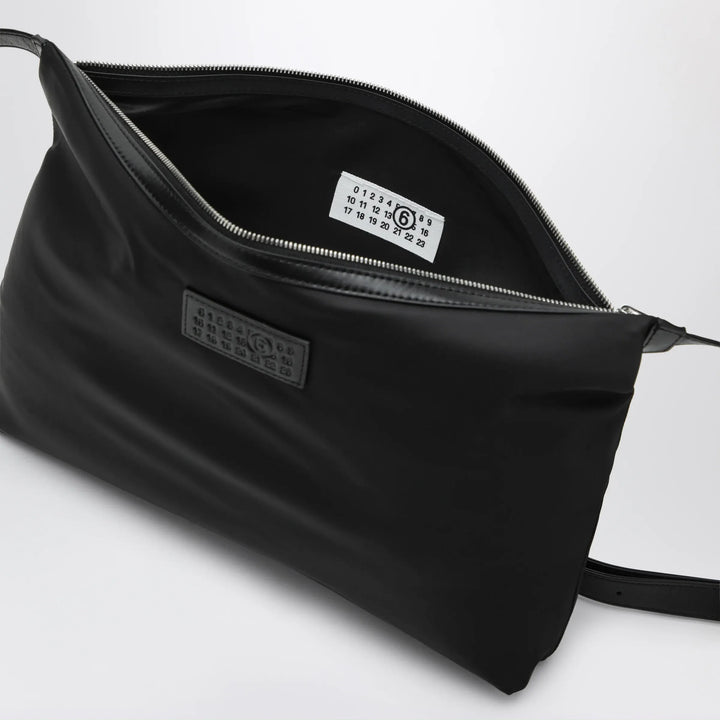 MM6 Maison Margiela - Numeric crossbody bag in nylon and leather black Brand Apparel &amp; Accessories TU