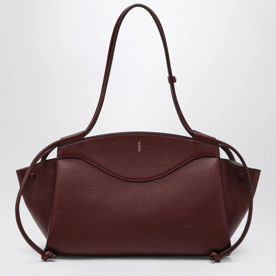 NOESI - Molly plum-colored bag in grained leather Brand Apparel &amp; Accessories TU