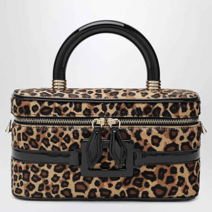 ROGER VIVIER - Belle Vivier Vanity bag leopard print pony skin Brand Apparel &amp; Accessories TU