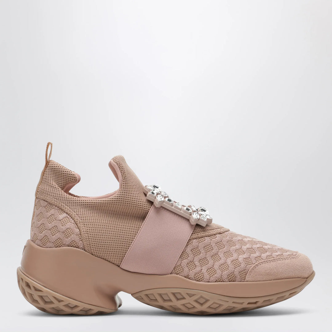 ROGER VIVIER - Viv' Run trainers with crystals collant-coloured Brand Apparel & Accessories 36 IT