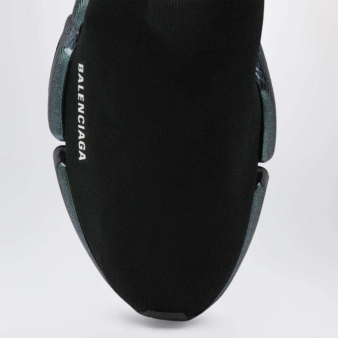 Balenciaga - Black/blue Speed 2.0 Iridescent knit sneakers Brand Apparel &amp; Accessories > Shoes