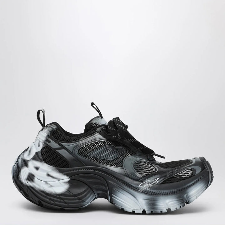 Balenciaga - White/black 6XL sneakers with spray details Brand Apparel &amp; Accessories > Shoes 42 IT
