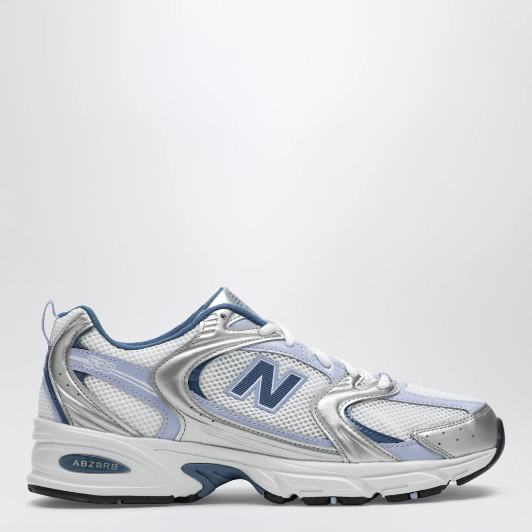 New Balance - 530 Sneakers in Silver Metallic / Daybreak / Magic Blue Brand Apparel &amp; Accessories > Shoes