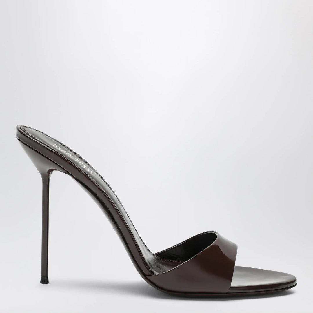 Paris Texas - Lidia mules in ebony patent leather Brand Apparel &amp; Accessories > Shoes