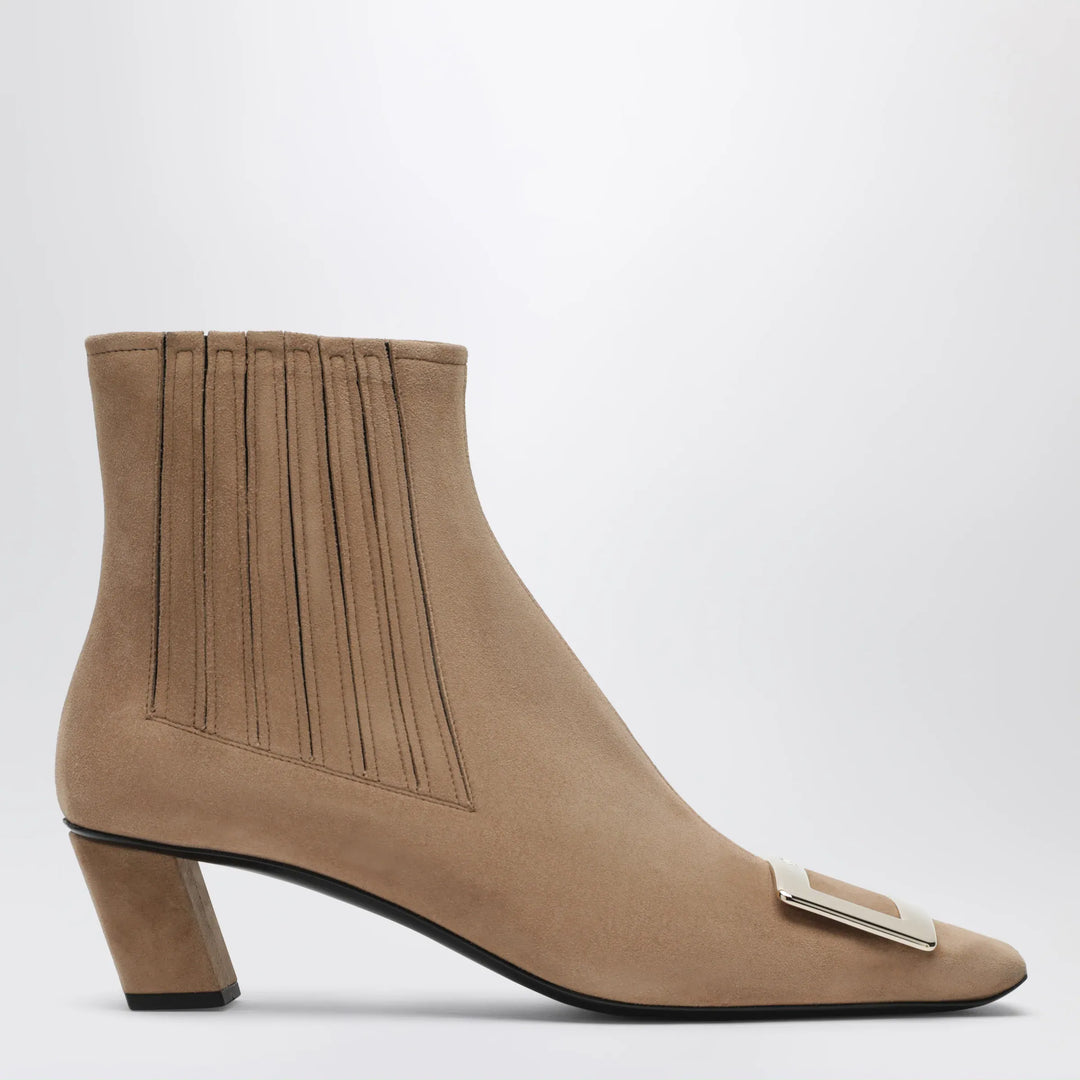 ROGER VIVIER - Belle Vivier suede ankle boots Brand Apparel & Accessories > Shoes 36 IT