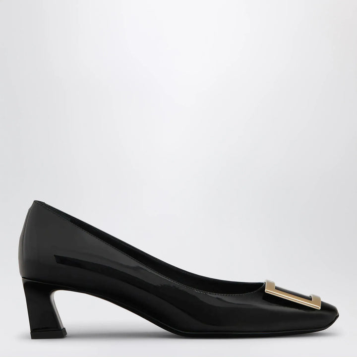 ROGER VIVIER - Black patent leather Trompette pumps Brand Apparel &amp; Accessories > Shoes 36,5 IT