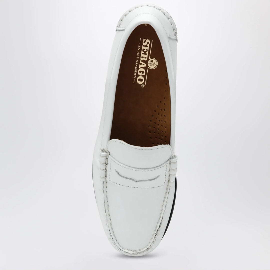 Sebago - Danielle white leather loafers Brand Apparel &amp; Accessories > Shoes