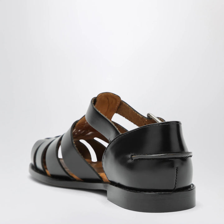 Sebago - Gurkha Tale black leather sandals Brand Apparel &amp; Accessories > Shoes