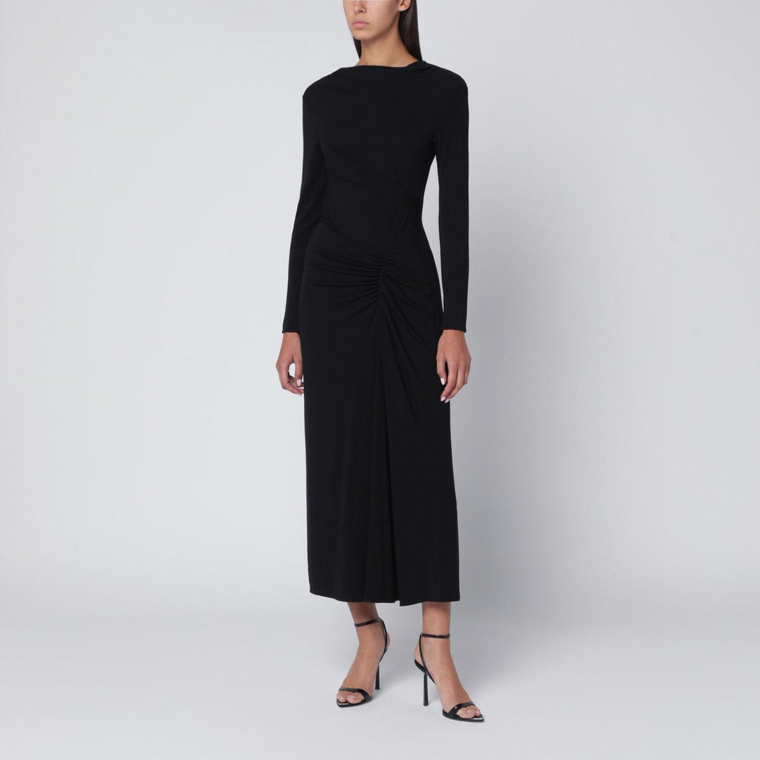 Apparel & Accessories SIMKHAI - Ferrera dress in black draped jersey Brand
