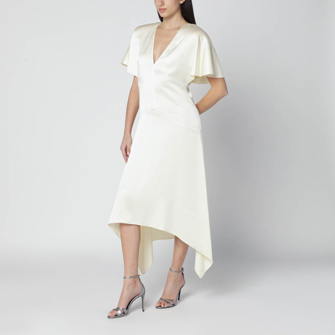 Apparel &amp; Accessories 40  IT Stella McCartney - Butter-colored satin midi dress Brand