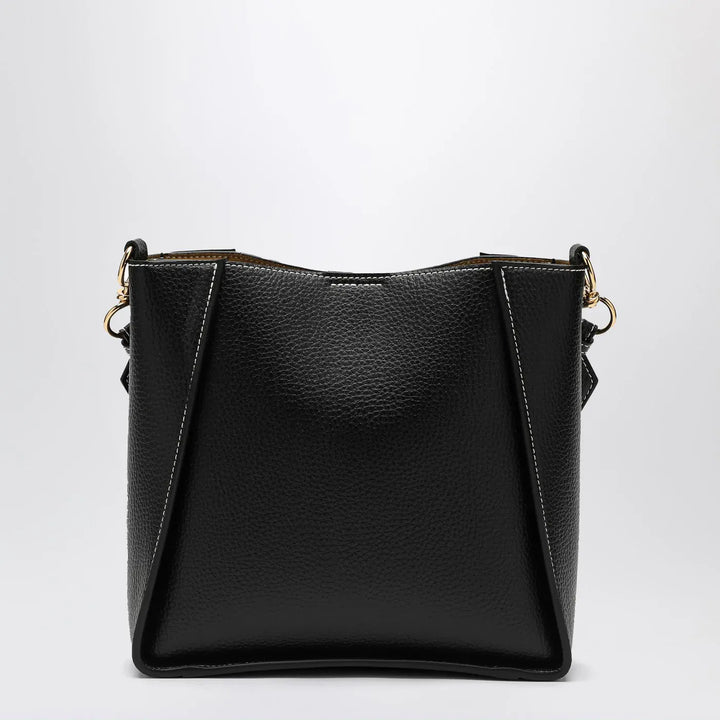 Stella McCartney - Square black crossbody bag with logo Brand Apparel &amp; Accessories TU