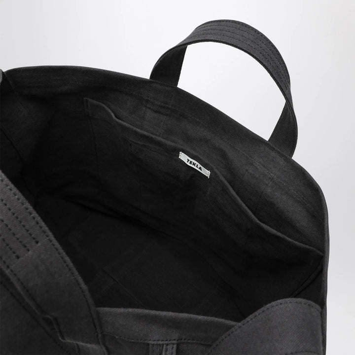 Tekla - Beach bag in black cotton Brand Apparel &amp; Accessories TU