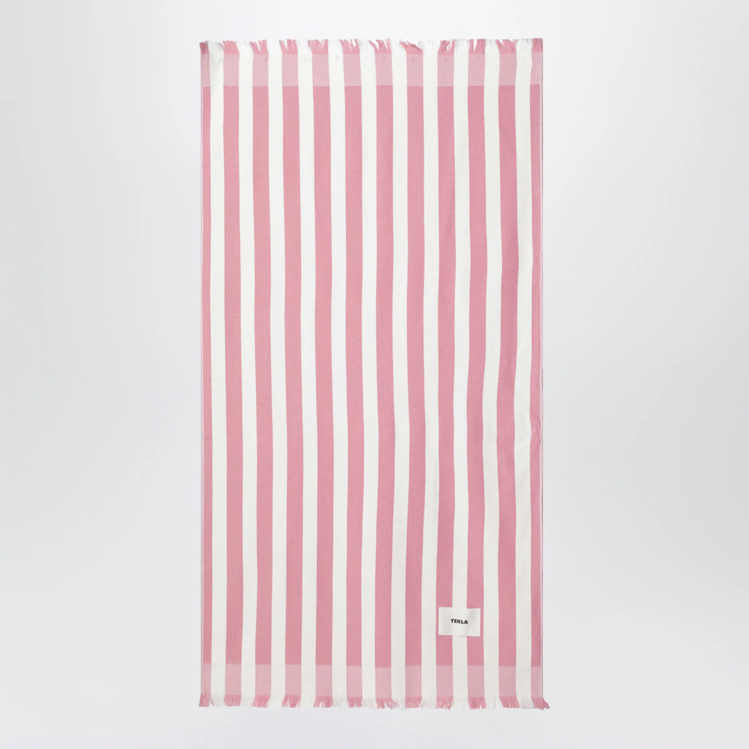 Tekla - Pink/white striped beach towel Brand Apparel &amp; Accessories TU