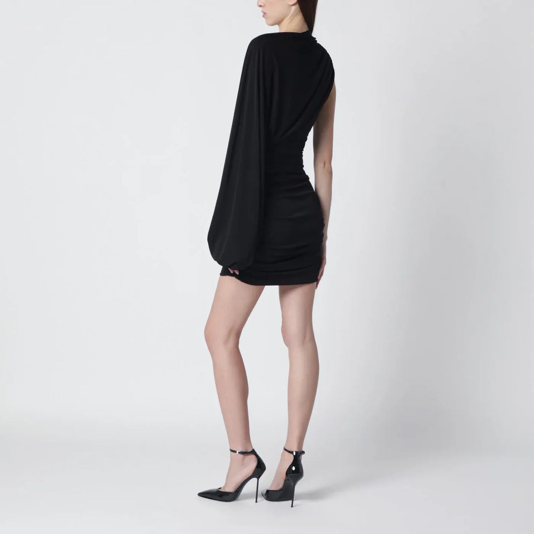 THE ANDAMANE - Black one-shoulder mini dress Brand Apparel &amp; Accessories