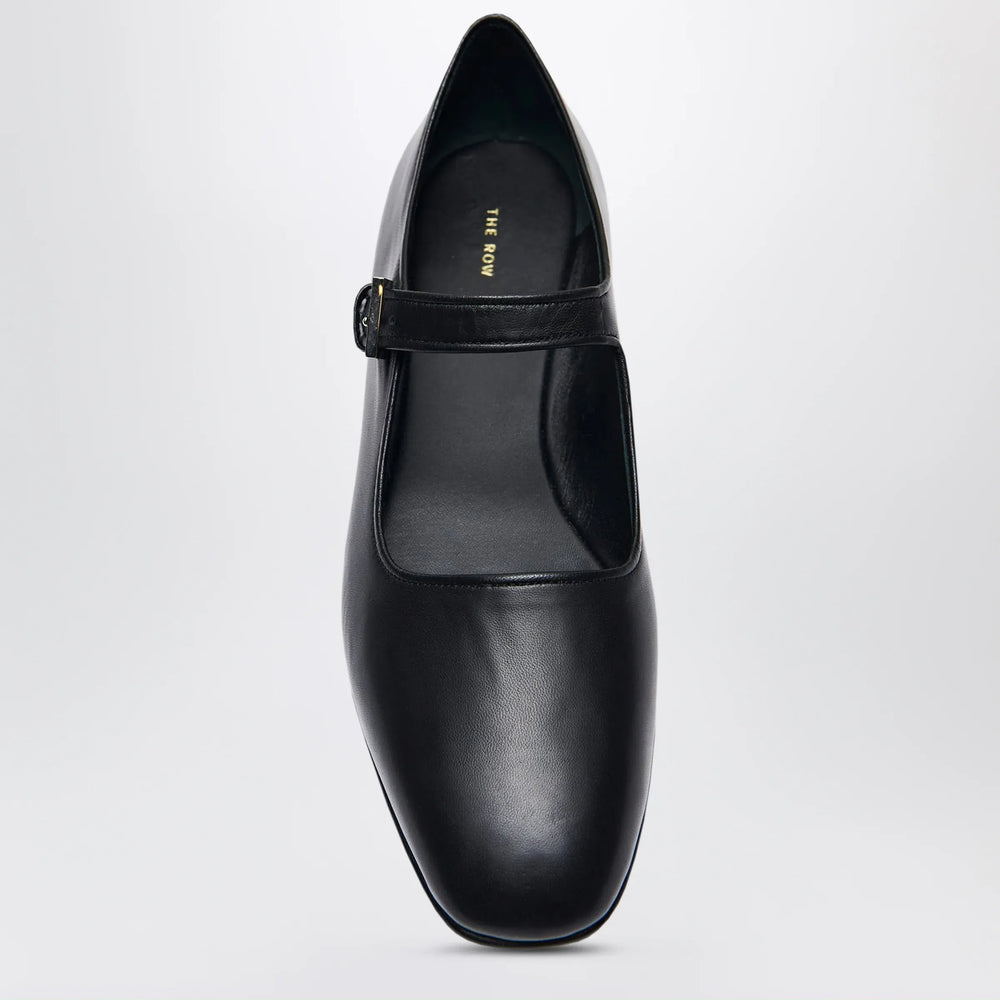 The Row - Ava Mary Jane shoes in black leather Brand Apparel & Accessories 39 IT