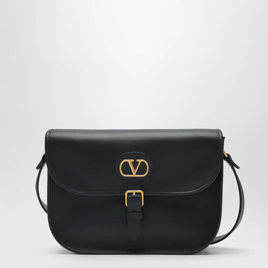 Valentino Garavani - Antibes black leather crossbody bag Brand Apparel &amp; Accessories TU