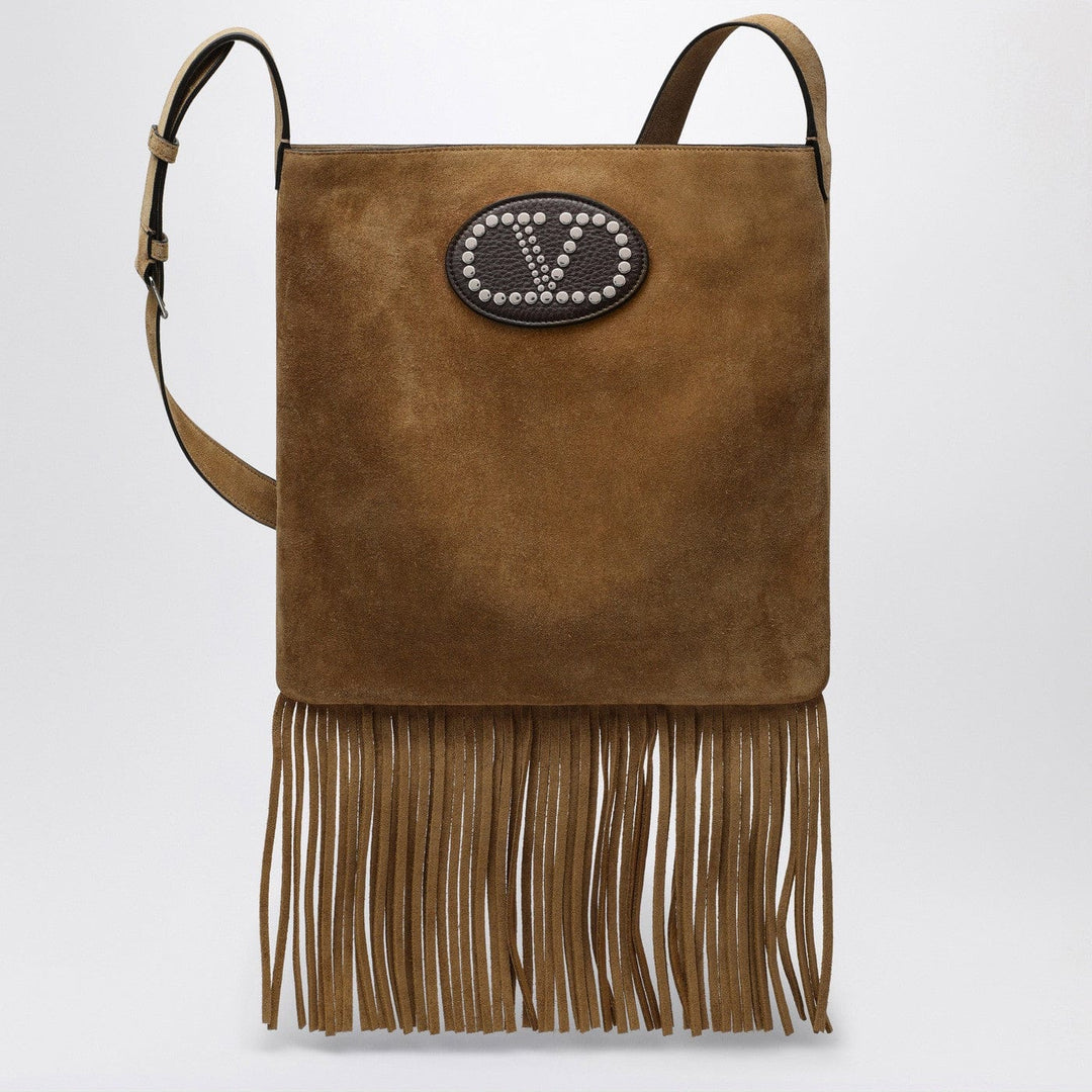 Apparel & Accessories TU Valentino Garavani - Beige suede Nellcôte bag Brand