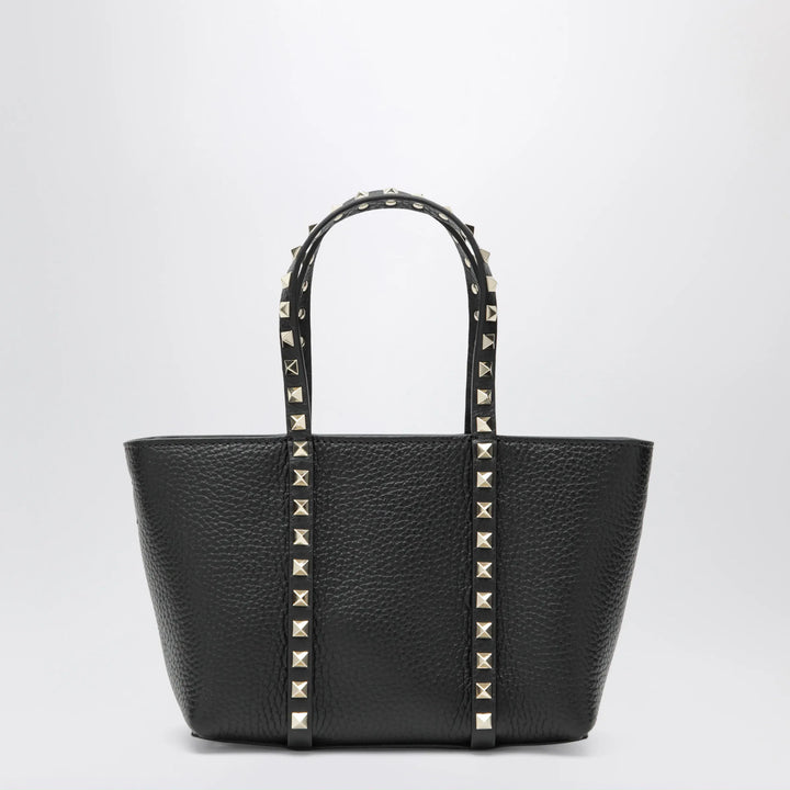 Valentino Garavani - Black Rockstud bag in grained calfskin Brand Apparel &amp; Accessories TU