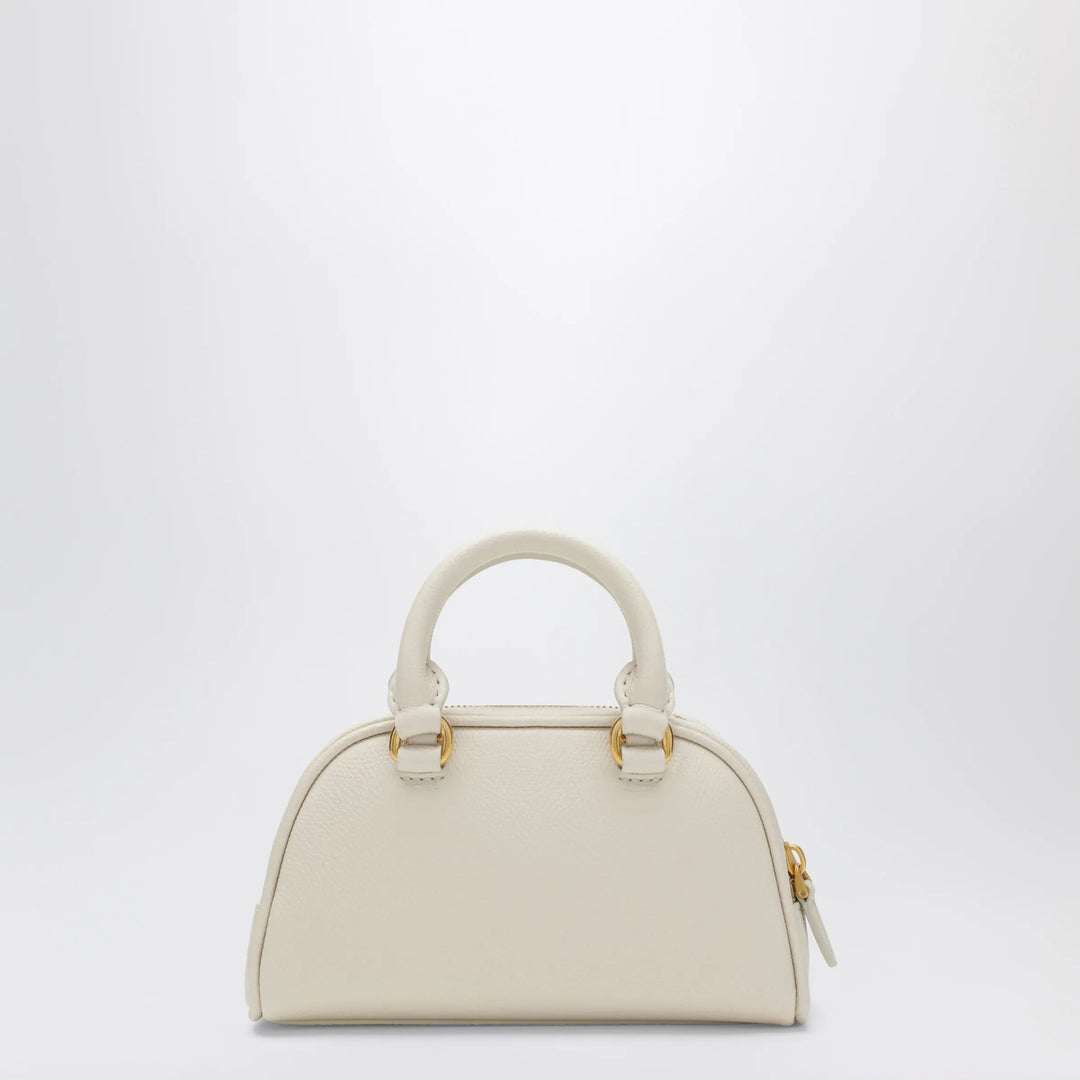 Valentino Garavani - Ivory VLogo Signature mini duffle bag in grained calfskin Brand Apparel &amp; Accessories TU