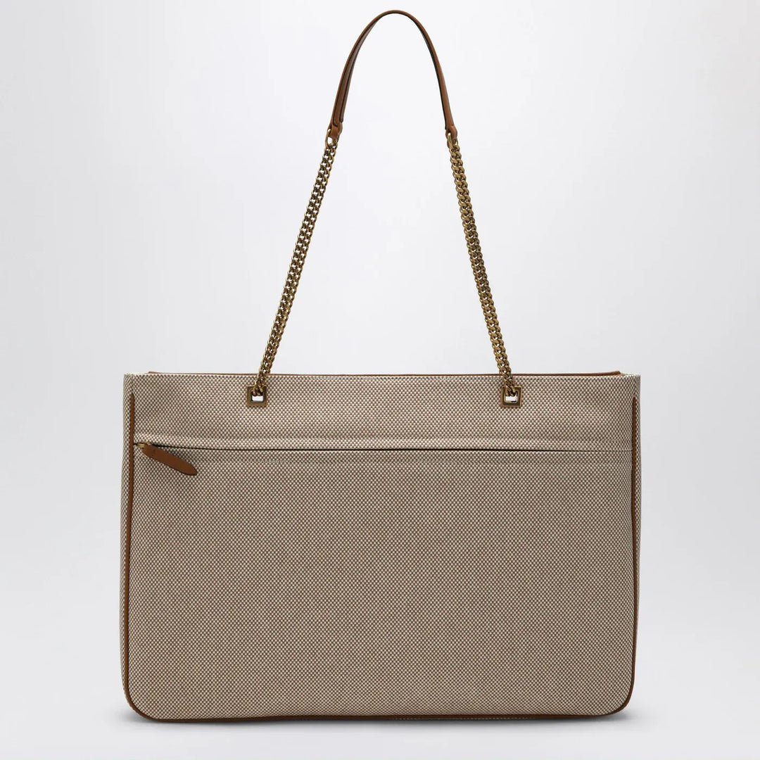 Valentino Garavani - Large Viva Superstar Bag in Natural/Spice Canvas Brand Apparel &amp; Accessories TU