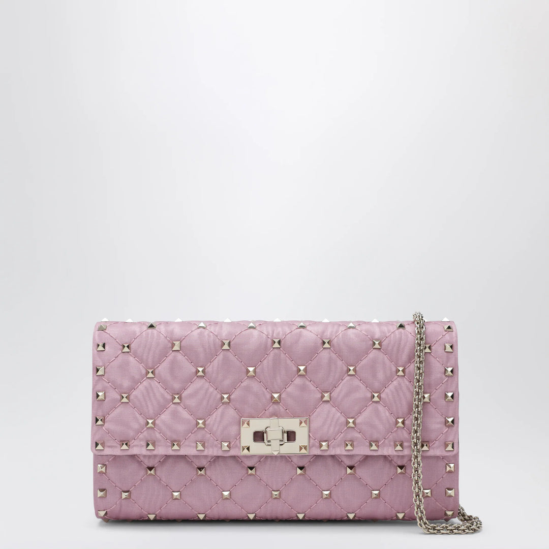 Valentino Garavani - Pink Rockstud Spike crossbody bag Brand Apparel & Accessories TU