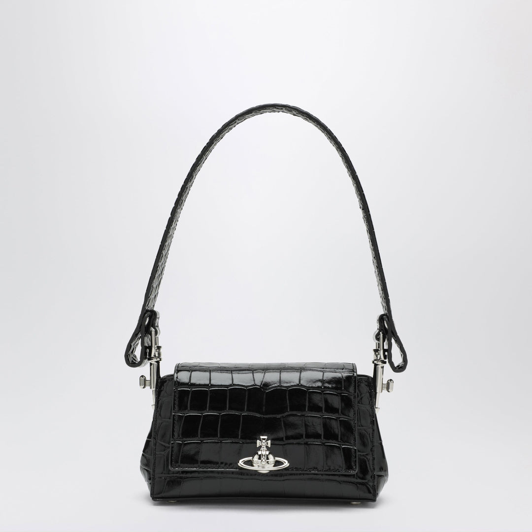 Apparel &amp; Accessories TU Vivienne Westwood - Black Hazel bag in croc-effect patent leather Brand
