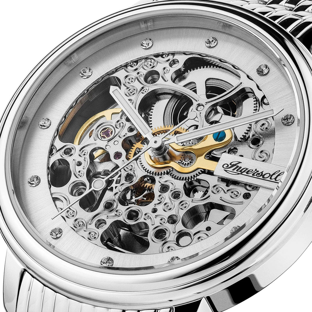 Ingersoll Automatic Watches Ingersoll Crown Automatic Silver Watch Brand