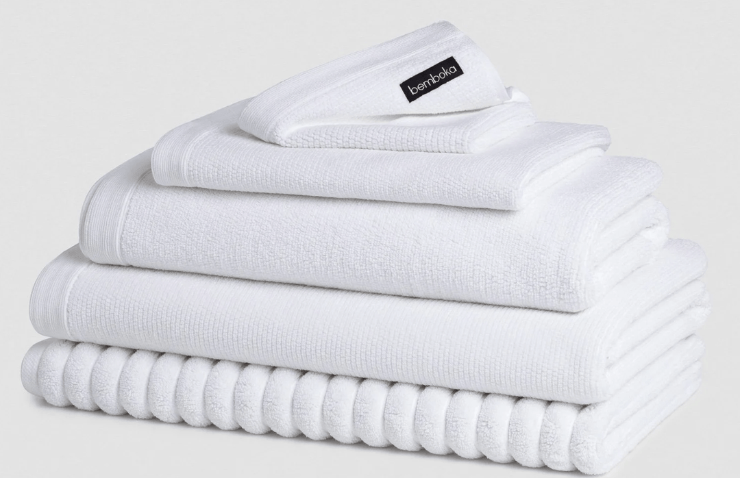 Bemboka Bath Sheets White Bemboka Rib Bath Sheets Bemboka Rib Bath Sheets I Luxury Turkish Cotton I Bathroom Towelling Brand