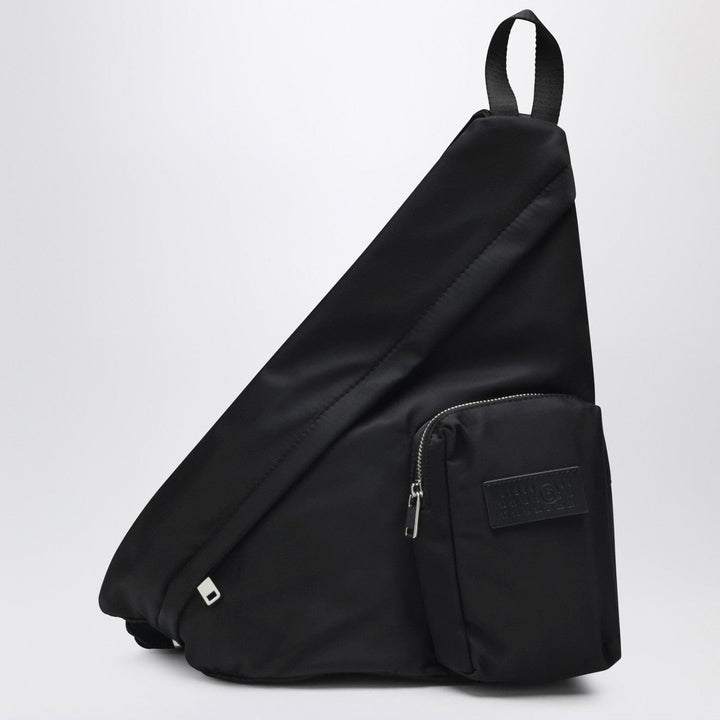 Belts TU MM6 Maison Margiela - Black nylon belt bag Brand