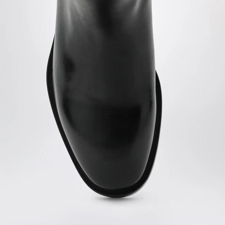 Durazzi Milano - Black/burgundy two-tone boots Brand Boots 37 IT