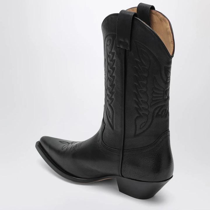 MM6 Maison Margiela - Black Florence cowboy boots Brand Boots 40 IT