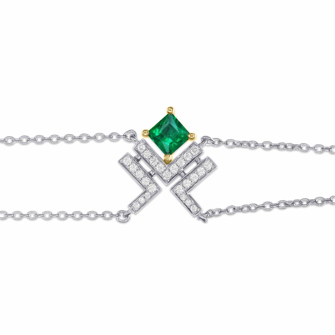 LEIBISH LEGACY Princess Emerald Bracelet Brand Bracelet