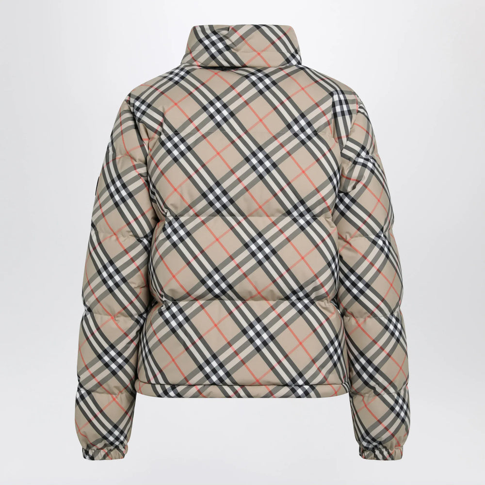 Burberry - Sand Check Ambleside Down Jacket Brand