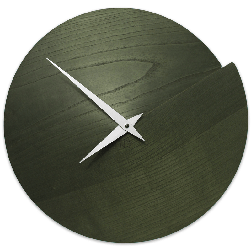 Lignis Clock Lignis Vulcano Wall Clock Nude Green Brand