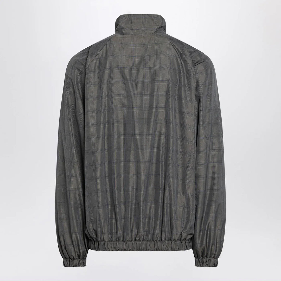 Balenciaga - Grey/blue nylon zip-up jacket Brand Coats &amp; Jackets