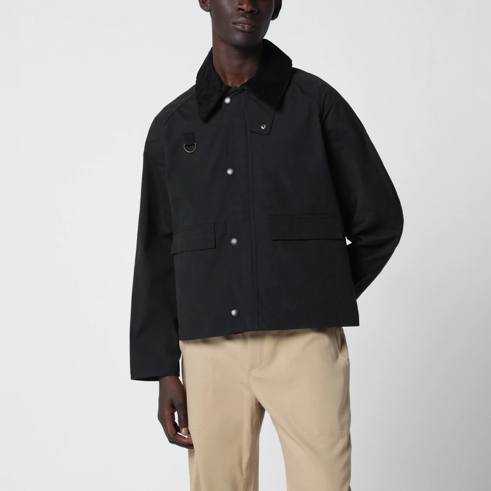 Barbour - Black Spey jacket in cotton blend Brand Coats & Jackets M