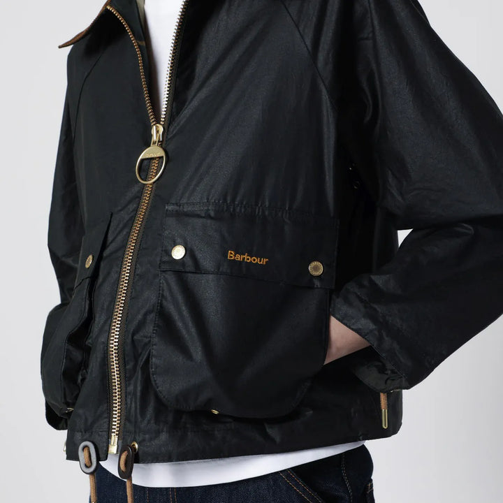 Barbour - Marron jacket green in waxed cotton Brand Coats &amp; Jackets